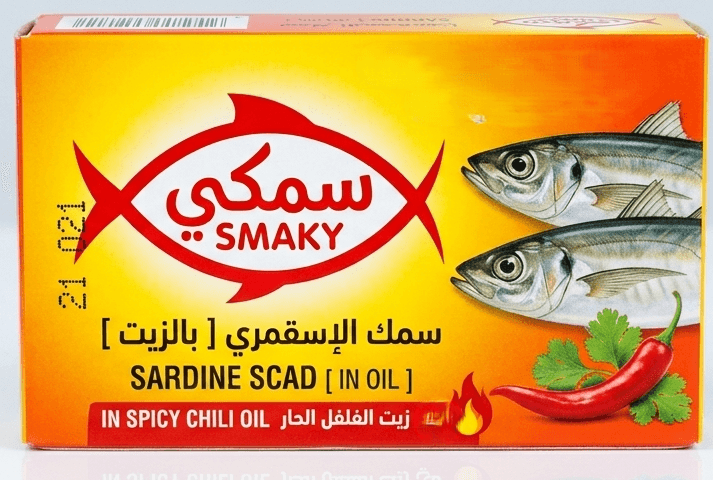 سمكي اسقمري بالزيت المفلفل